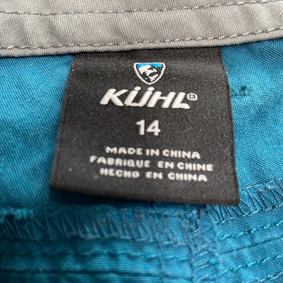 Kuhl Mountain Born In the Mountains Women’s Outdoor Hiking Shorts 14 Turquoise. - Picture 3 of 10